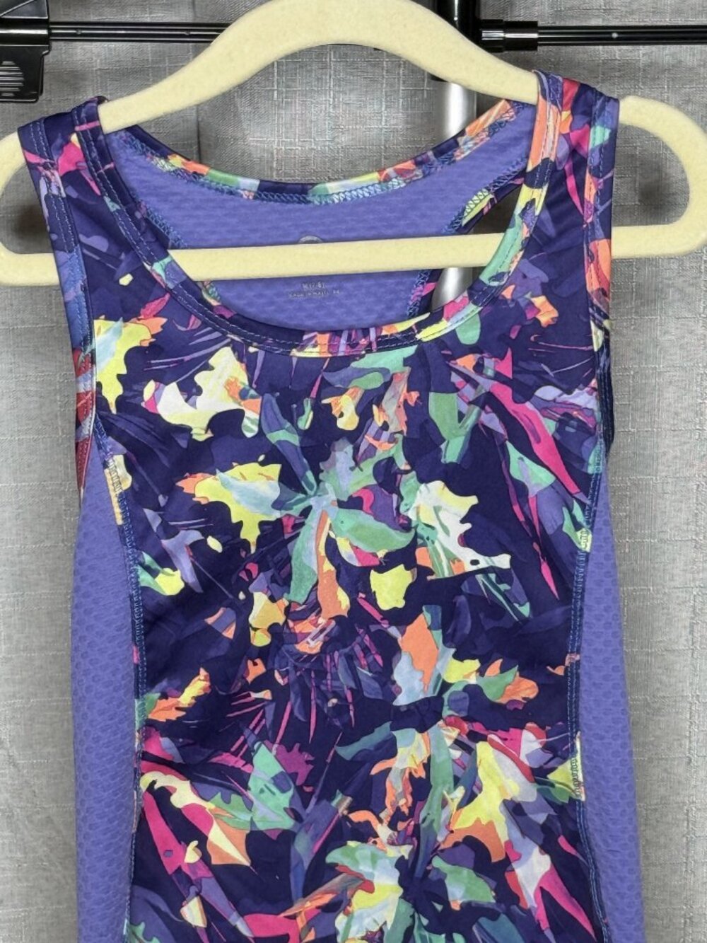 C9 by Champion - Girls Athletic Floral Tank Top - Size Medium 7/8